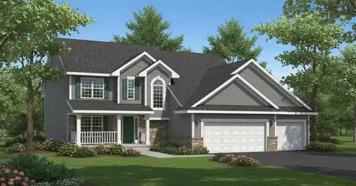 Traditional house plans 7-719 - front exterior, 2,024 sq ft, 4 bed, 2 bath house plans | Monster House Plans