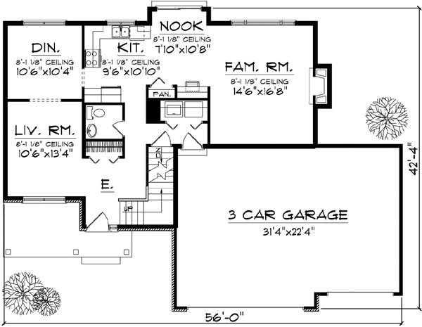 Main Floor Plan: 7-719