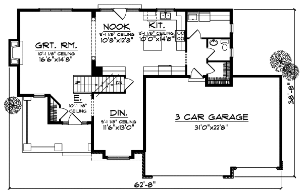 Main Floor Plan: 7-721