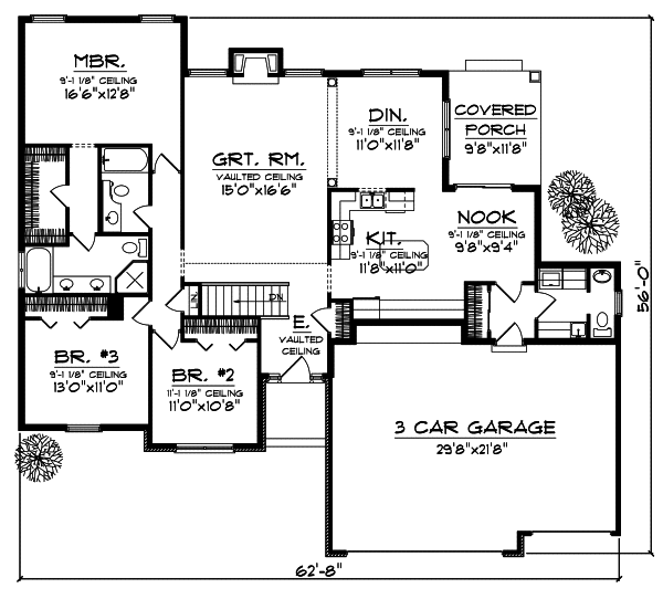 Main Floor Plan: 7-722