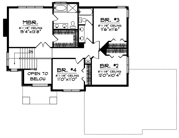 Upper/Second Floor Plan: 7-723
