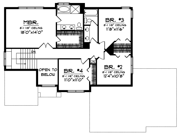Upper/Second Floor Plan: 7-724