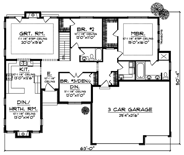 Main Floor Plan: 7-726