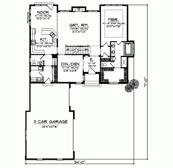 Main Floor Plan: 7-730