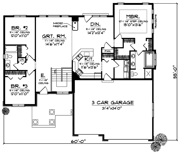 Main Floor Plan: 7-732