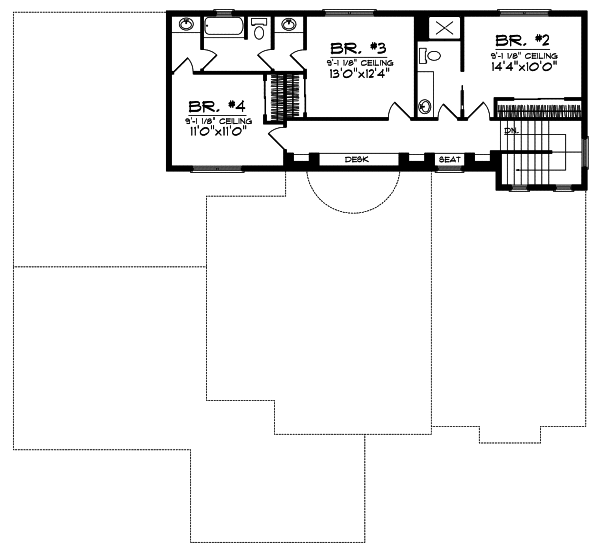 Upper/Second Floor Plan:7-735