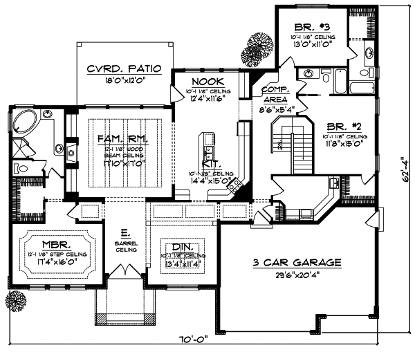 Main Floor Plan: 7-736