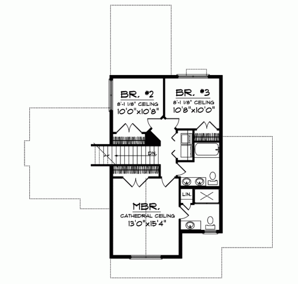 Upper/Second Floor Plan: 7-743
