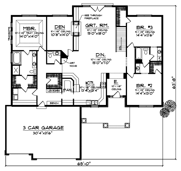 Main Floor Plan: 7-745