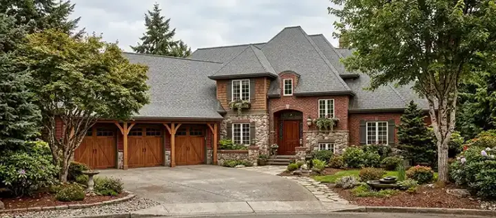 European house plans 7-748 - front exterior, 3,332 sq ft, 3 bed, 2 bath house plans | Monster House Plans