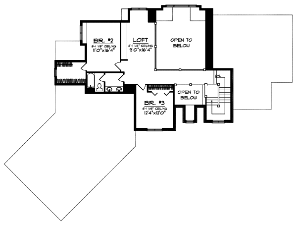 Upper/Second Floor Plan: 7-748