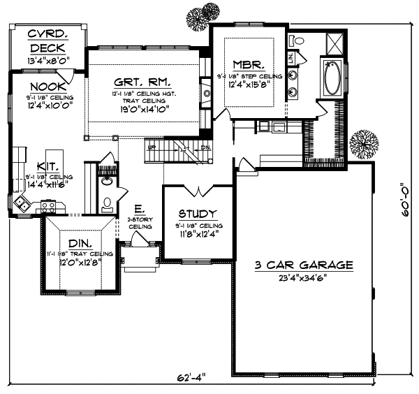 Main Floor Plan: 7-749