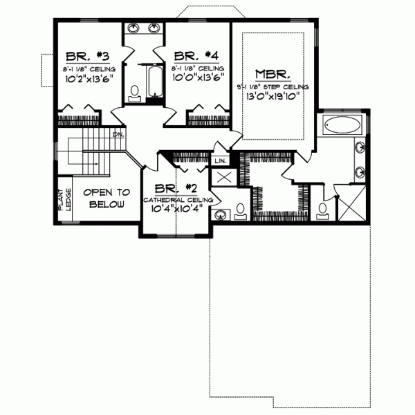 Upper/Second Floor Plan: 7-751