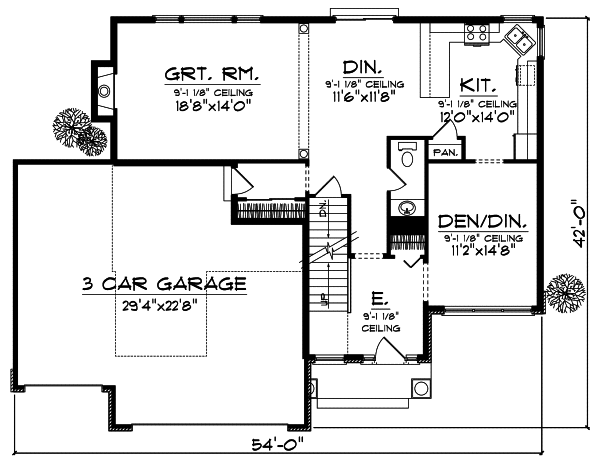 Main Floor Plan: 7-753