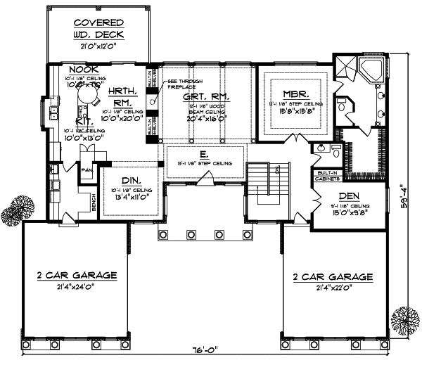 Main Floor Plan: 7-757