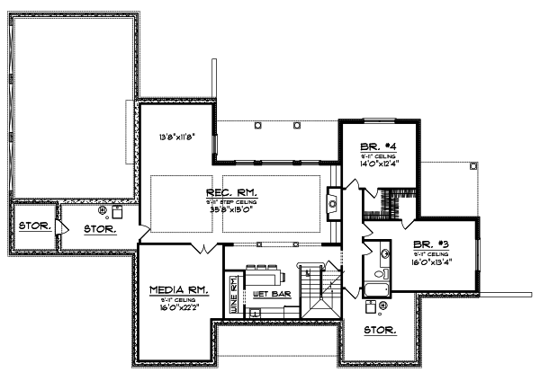 Lower Floor Plan: 7-759