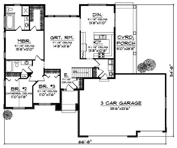 Main Floor Plan: 7-761