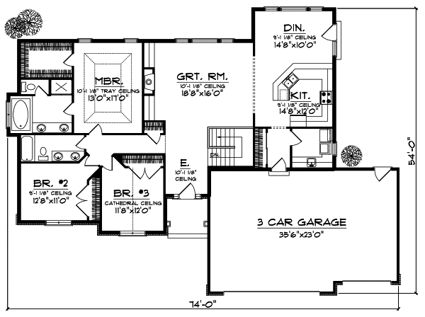Main Floor Plan: 7-766