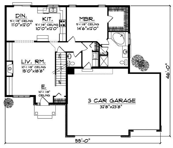 Main Floor Plan: 7-767