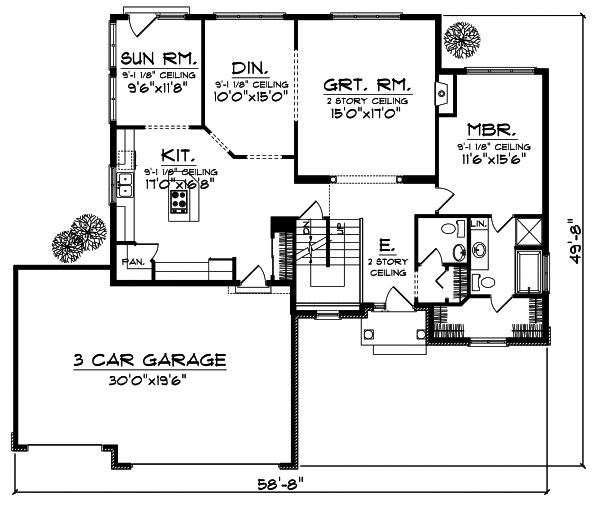 Main Floor Plan: 7-771