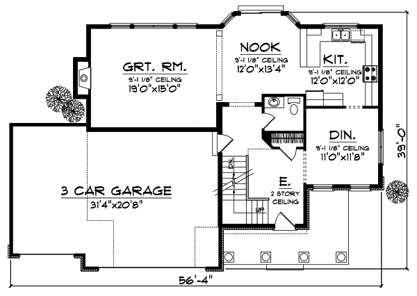 Main Floor Plan: 7-772