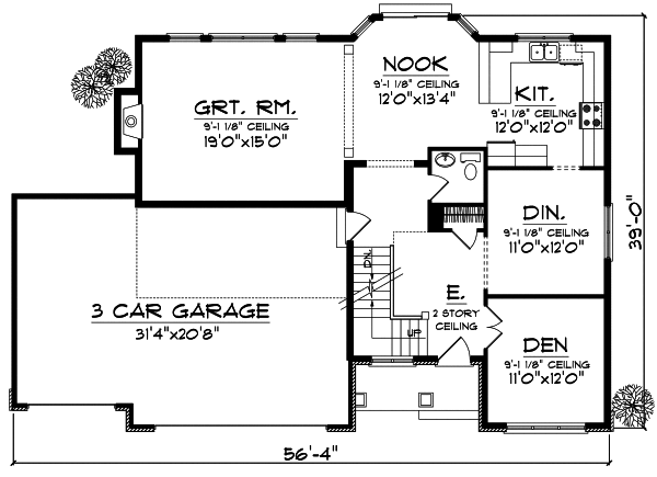 Main Floor Plan: 7-776