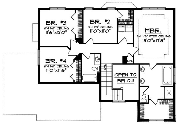 Upper/Second Floor Plan: 7-776