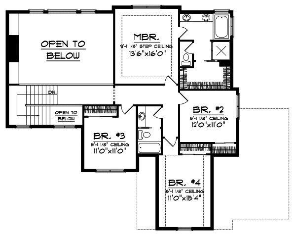 Upper/Second Floor Plan: 7-777