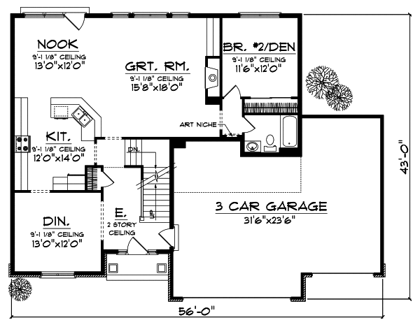 Main Floor Plan: 7-778