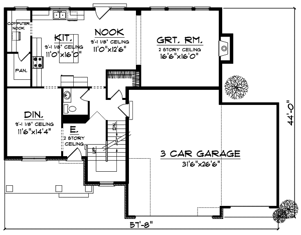 Main Floor Plan: 7-779