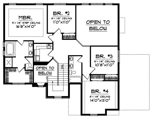 Upper/Second Floor Plan: 7-779