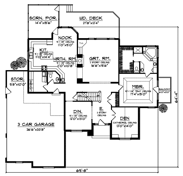 Main Floor Plan: 7-781