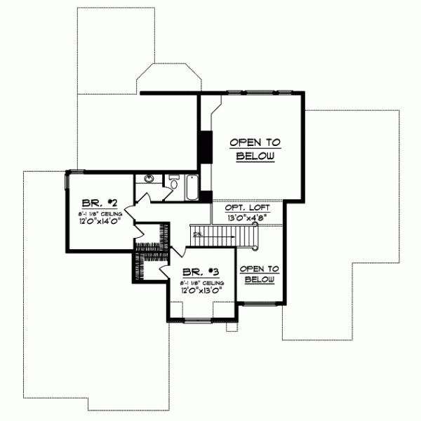 Upper/Second Floor Plan: 7-781