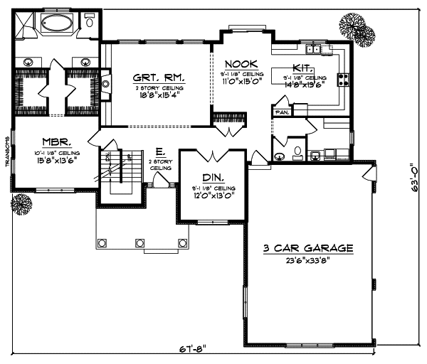 Main Floor Plan: 7-782