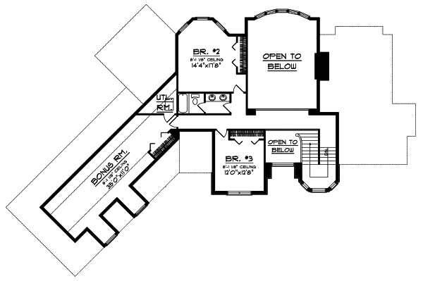 Upper/Second Floor Plan: 7-784
