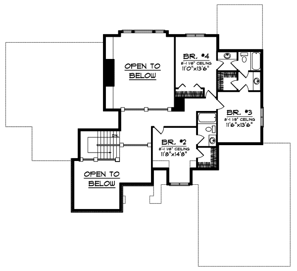 Upper/Second Floor Plan: 7-786