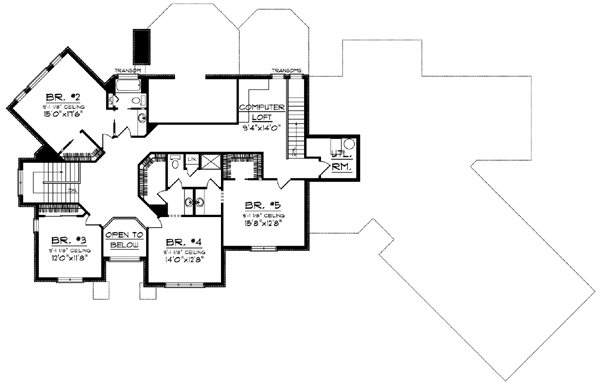Upper/Second Floor Plan: 7-789