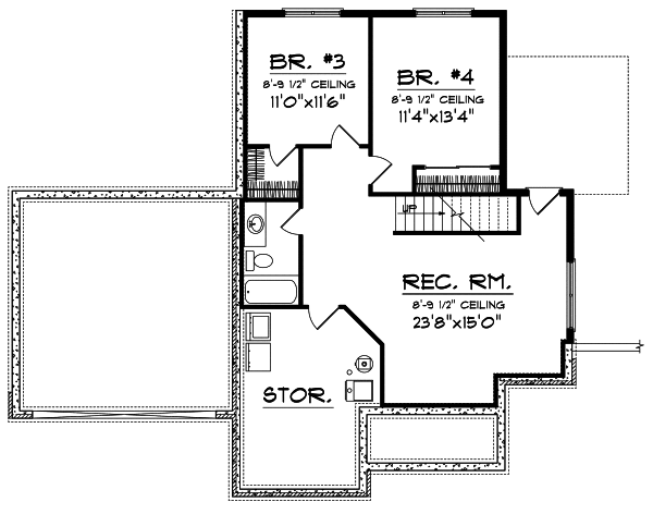 Lower Floor Plan: 7-791