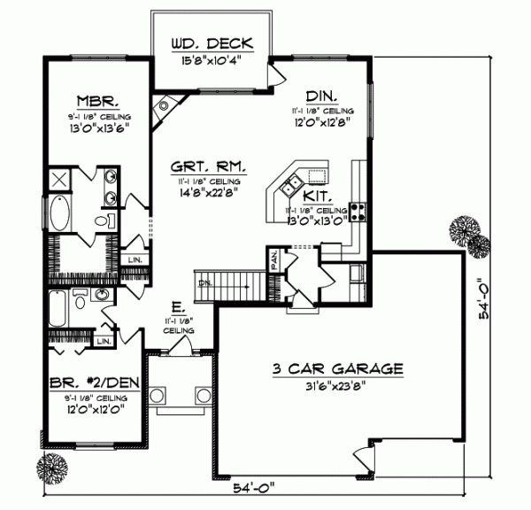 Main Floor Plan: 7-792