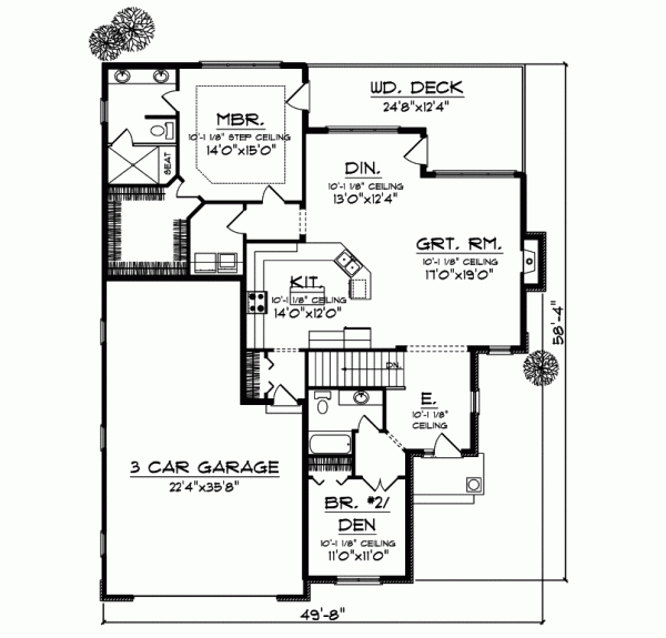 Main Floor Plan: 7-793
