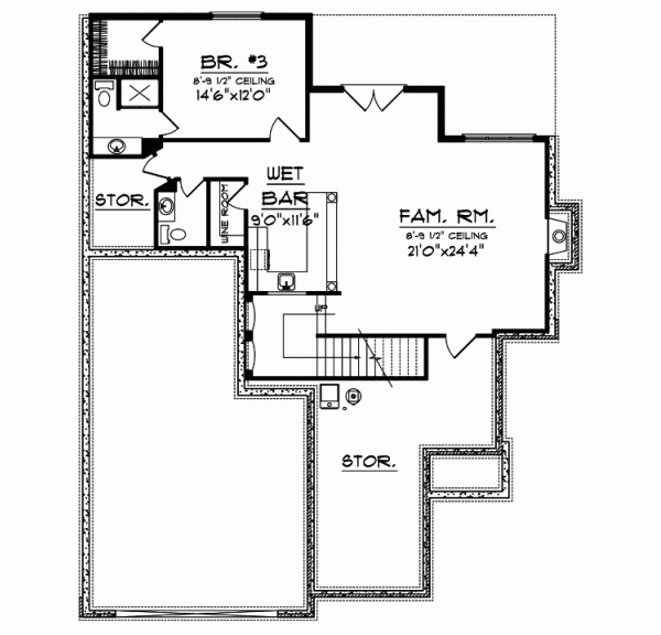 Lower Floor Plan: 7-794