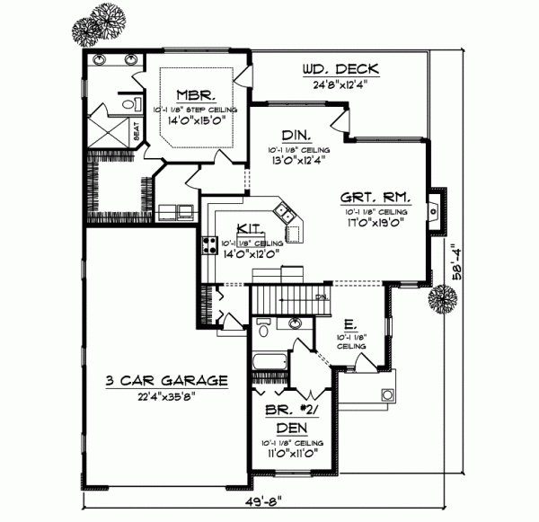 Main Floor Plan: 7-794
