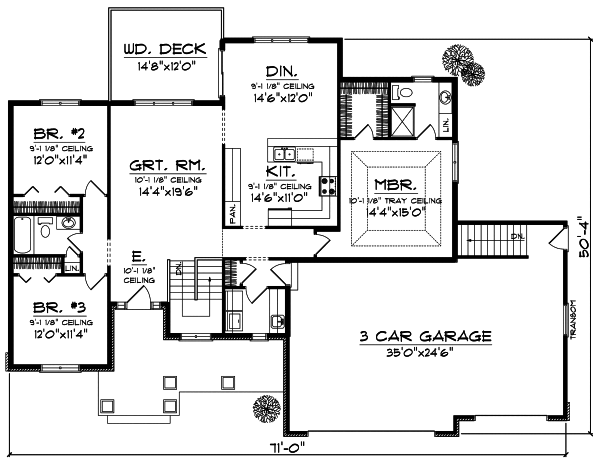 Main Floor Plan: 7-795
