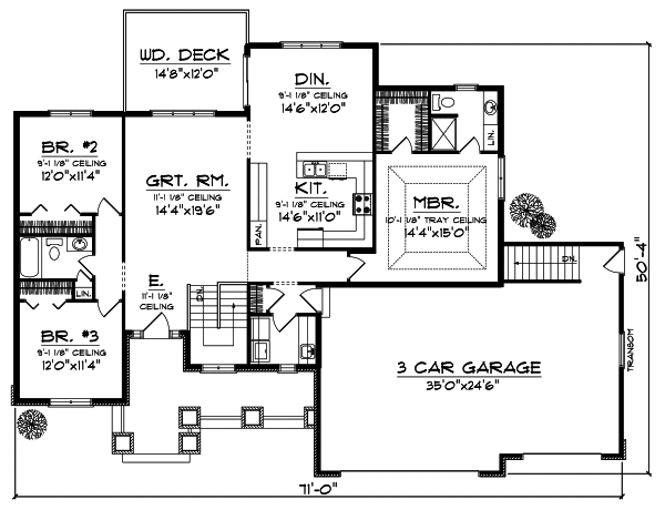 Main Floor Plan: 7-796