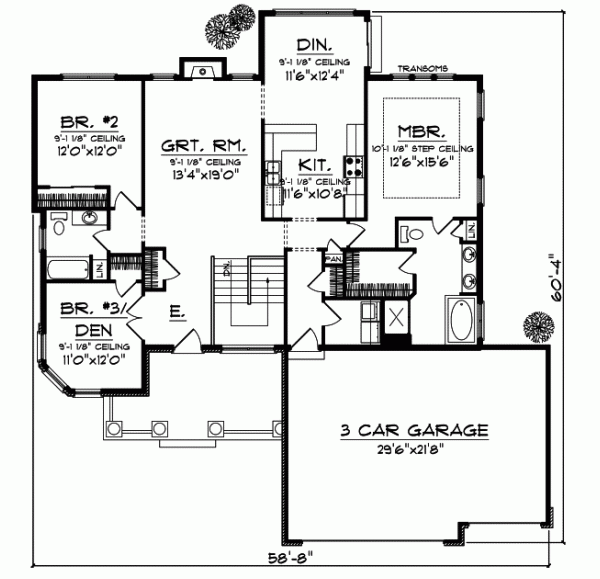 Main Floor Plan: 7-797