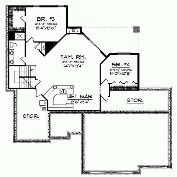 Lower Floor Plan: 7-799