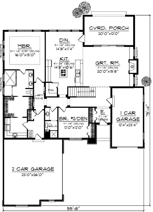 Main Floor Plan: 7-801