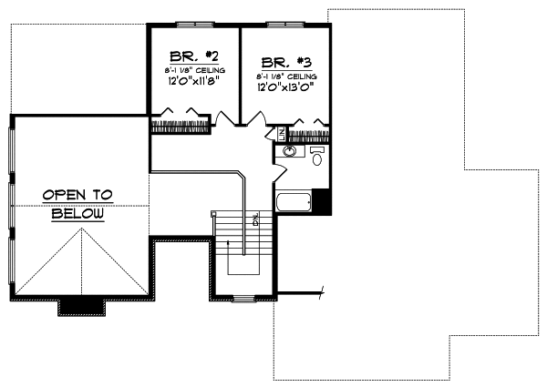 Upper/Second Floor Plan: 7-810