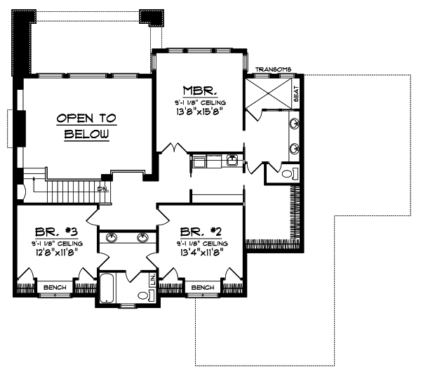 Upper/Second Floor Plan: 7-811