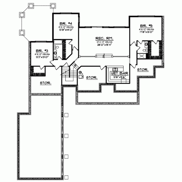 Lower Floor Plan: 7-813